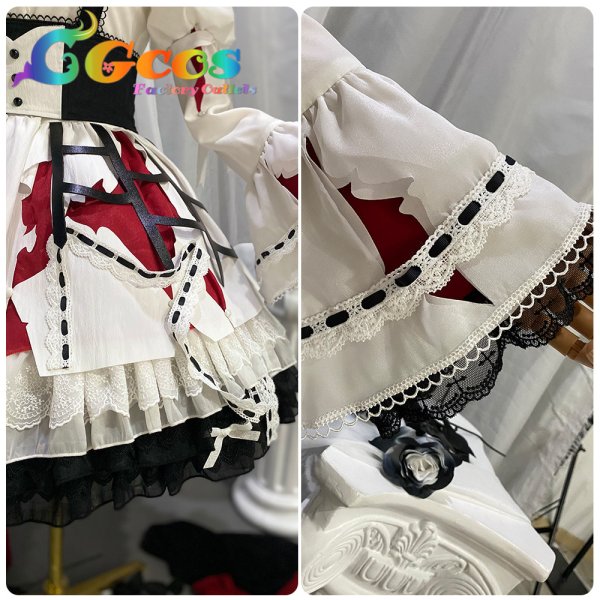 画像5: プロジェクトセカイ カラフルステージ! feat. 初音ミク 暁山瑞希 苦痛の綻花 失われてしまったもの コスプレ衣装 (5)