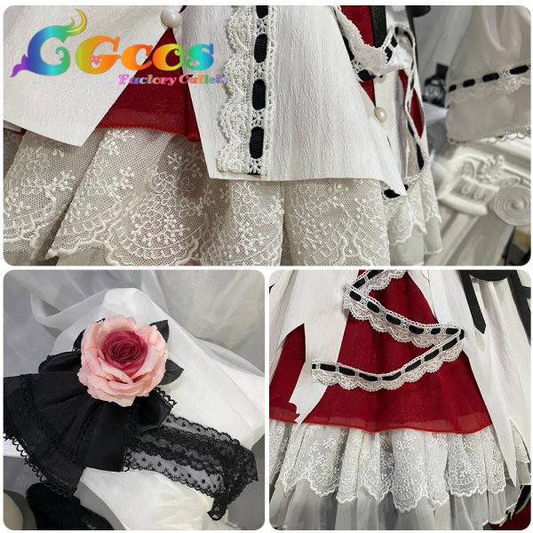 画像7: プロジェクトセカイ カラフルステージ! feat. 初音ミク 暁山瑞希 苦痛の綻花 失われてしまったもの コスプレ衣装 (7)