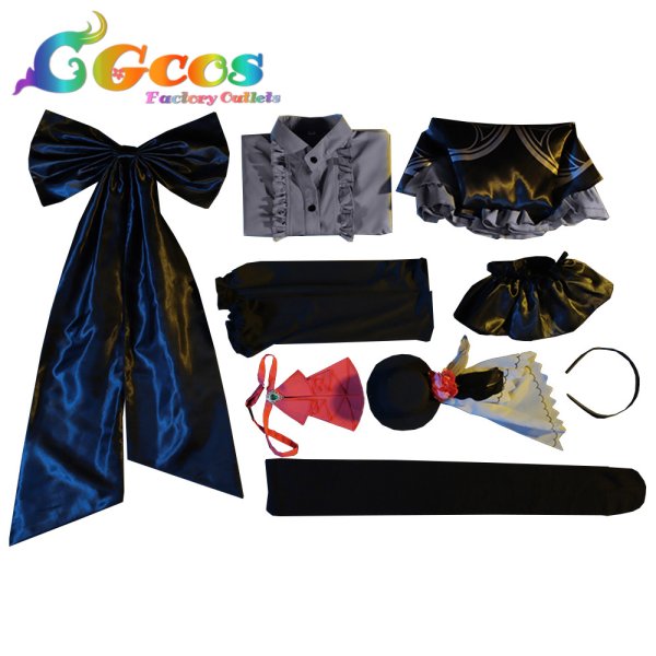 画像9: ブルーアーカイブ 蒼森ミネ コスプレ衣装 (9)