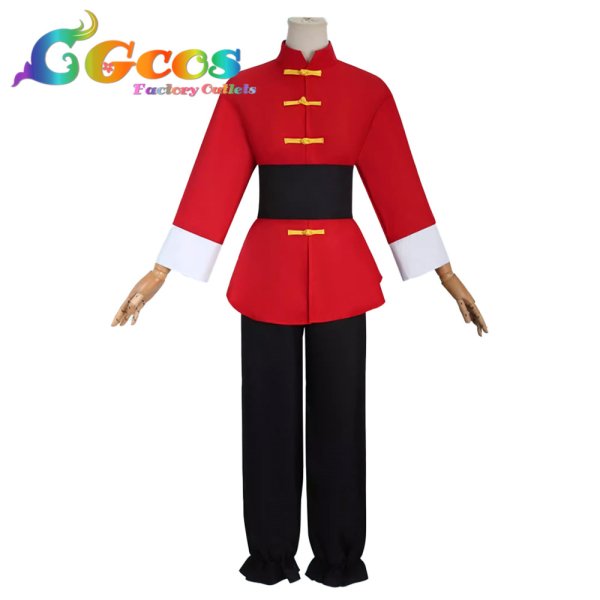 画像2: らんま1/2 早乙女乱馬 チャイナ服 コスプレ衣装 (2)