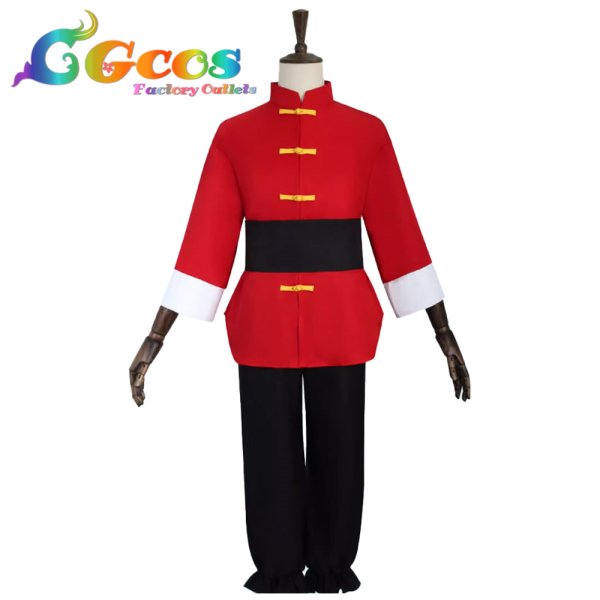 画像3: らんま1/2 早乙女乱馬 チャイナ服 コスプレ衣装 (3)