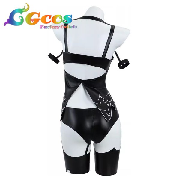 画像2: ニーア オートマタ ヨルハA型二号 コスプレ衣装 (2)