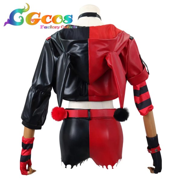 画像2: 異世界スーサイド・スクワッド ハーレイ・クイン コスプレ衣装 (2)