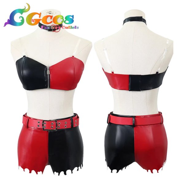 画像3: 異世界スーサイド・スクワッド ハーレイ・クイン コスプレ衣装 (3)