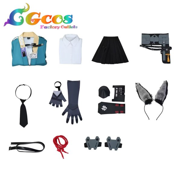 画像9: ゼンレスゾーンゼロ 星見雅 コスプレ衣装 (9)