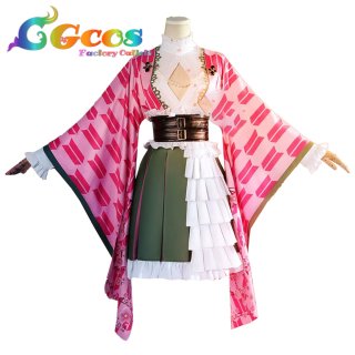 鬼滅の刃 恋柱 甘露寺蜜璃 隊服 コスプレ衣装