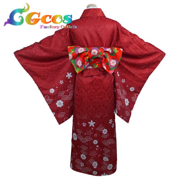 画像2: サマータイムレンダ 雁切波稲 着物 コスプレ衣装 (2)