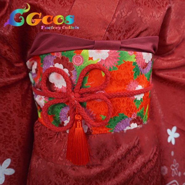 画像4: サマータイムレンダ 雁切波稲 着物 コスプレ衣装 (4)