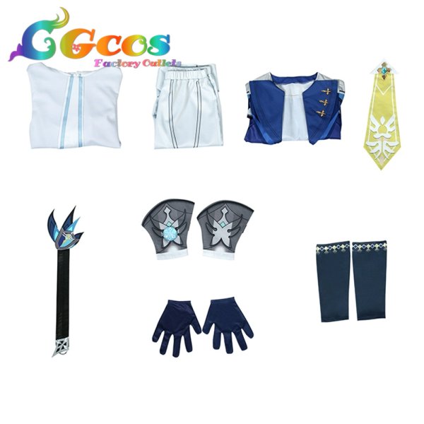 画像9: 原神(げんしん) ミカ コスプレ衣装 (9)