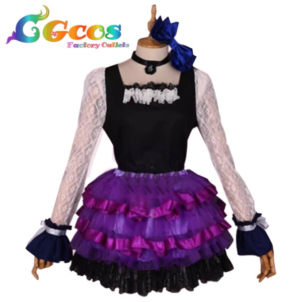 画像2: ラブライブ! サンシャイン!! 小原鞠莉 Guilty Kiss Aqours1stライブ衣装 コスプレ衣装 (2)