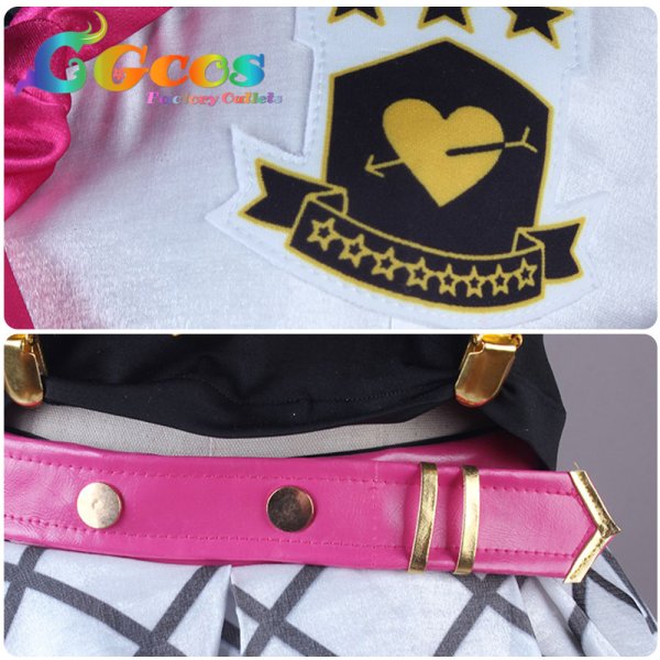 画像4: ラブライブ!虹ヶ咲学園スクールアイドル同好会 天王寺璃奈 ドキピポ??エモーション コスプレ衣装 (4)