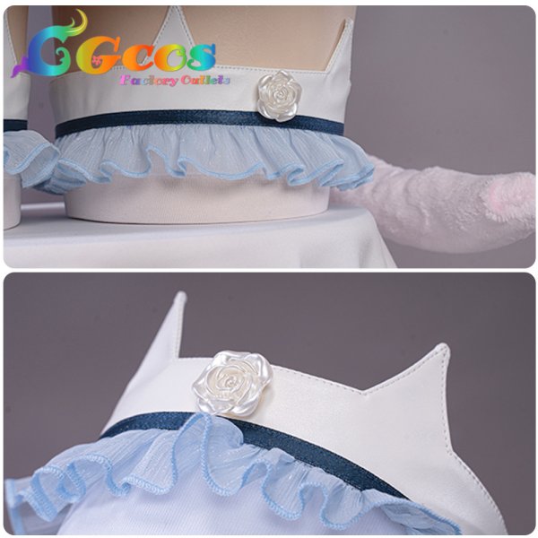 画像14: ネコぱら ショコラ バニラ アイドル コスプレ衣装 (14)