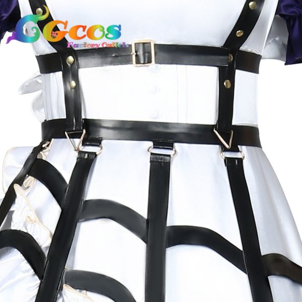 画像6: バーチャルYouTuber Vtuber Meloco Kyoran (狂蘭 メロコ) メイド服 コスプレ衣装 (6)