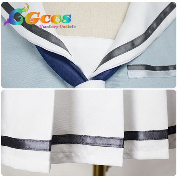 画像3: BanG Dream!(バンドリ) 戸山香澄 夏制服 コスプレ衣装 (3)