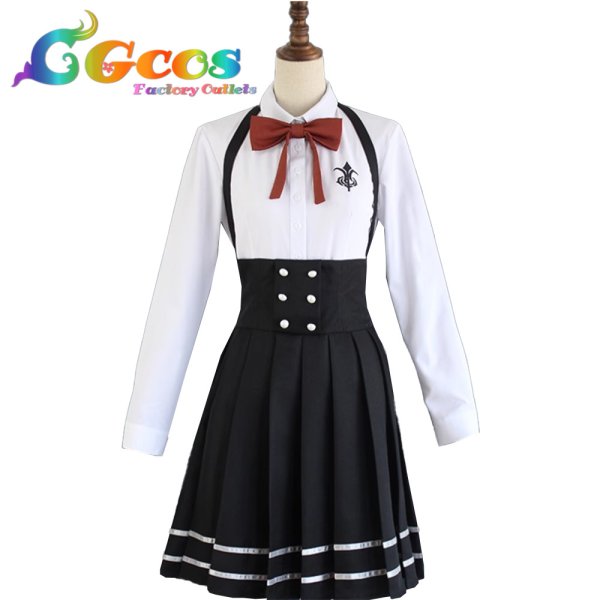 画像2: ニューダンガンロンパV3 みんなのコロシアイ新学期 白銀つむぎ コスプレ衣装 (2)