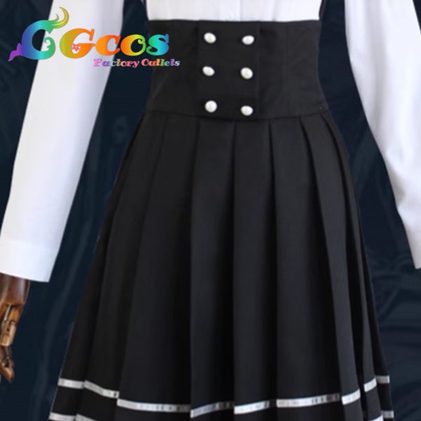 画像5: ニューダンガンロンパV3 みんなのコロシアイ新学期 白銀つむぎ コスプレ衣装 (5)