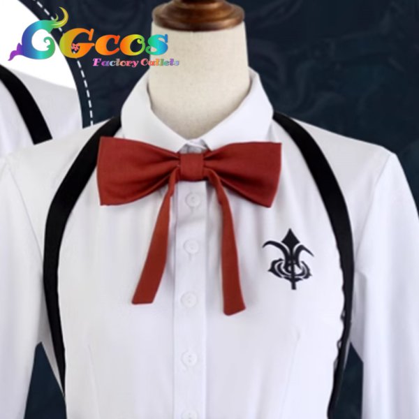 画像6: ニューダンガンロンパV3 みんなのコロシアイ新学期 白銀つむぎ コスプレ衣装 (6)