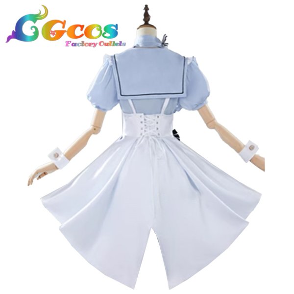 画像2: ご注文はうさぎですか? 香風智乃 サンリオコラボ コスプレ衣装 (2)