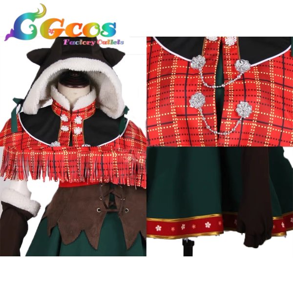 画像5: ラブライブ! School idol project 小泉花陽 雪山編 コスプレ衣装 (5)