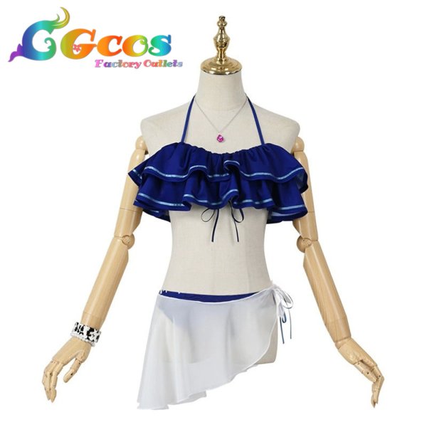 画像1: ラブライブ！スーパースター!!　Liella!　葉月恋　サニーオーシャン編　コスプレ衣装 (1)