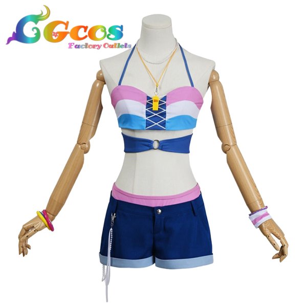 画像3: ラブライブ！スーパースター!!　Liella!　嵐千砂都　サニーオーシャン編　コスプレ衣装 (3)