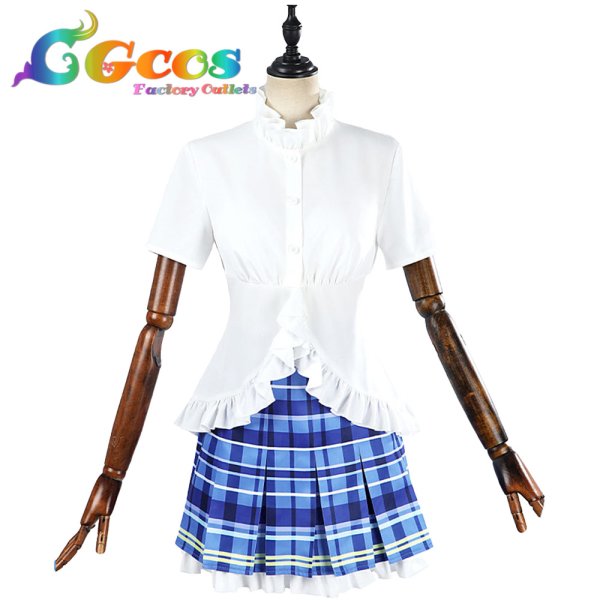 画像5: ラブライブ！サンシャイン!!　初期編　渡辺曜　高海千歌　国木田花丸　黒澤ダイヤ　黒澤ルビィ　津島善子　松浦果南　小原鞠莉　桜内梨子　コスプレ衣装 (5)