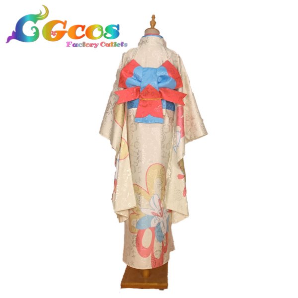 画像2: ポケットモンスター サン・ムーン　リーリエ　着物　コスプレ衣装 (2)