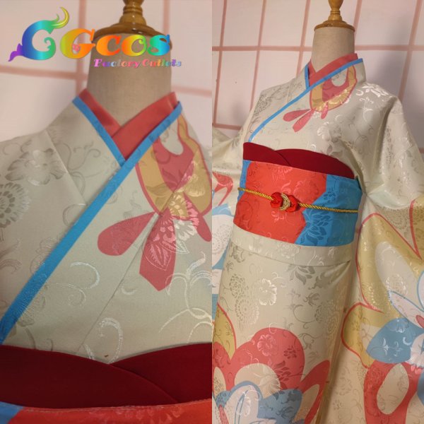 画像3: ポケットモンスター サン・ムーン　リーリエ　着物　コスプレ衣装 (3)