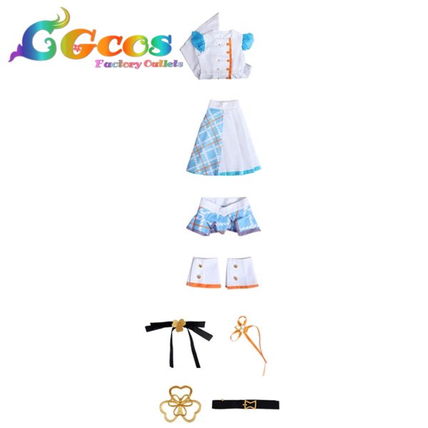 画像9: プロジェクトセカイ カラフルステージ! feat. 初音ミク 花里みのり 桐谷遥 桃井愛莉 Brand New World  コスプレ衣装 (9)