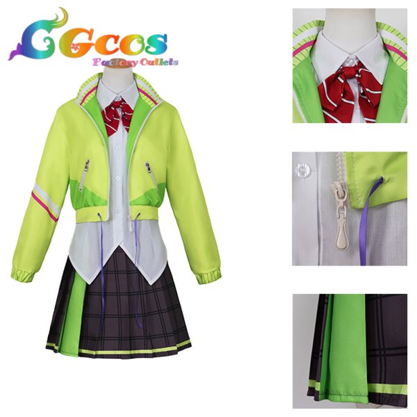 画像4: プロジェクトセカイ カラフルステージ! feat. 初音ミク 日野森志歩 Leo/need コスプレ衣装 (4)