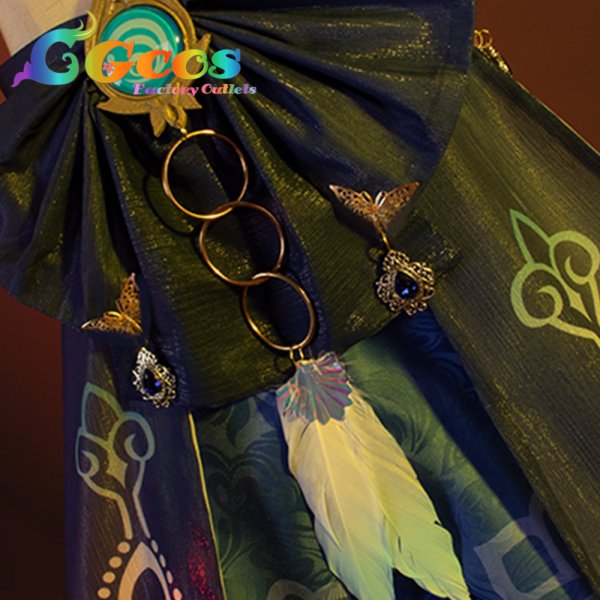 画像4: 原神(げんしん) ニィロウ(水) コスプレ衣装 (4)