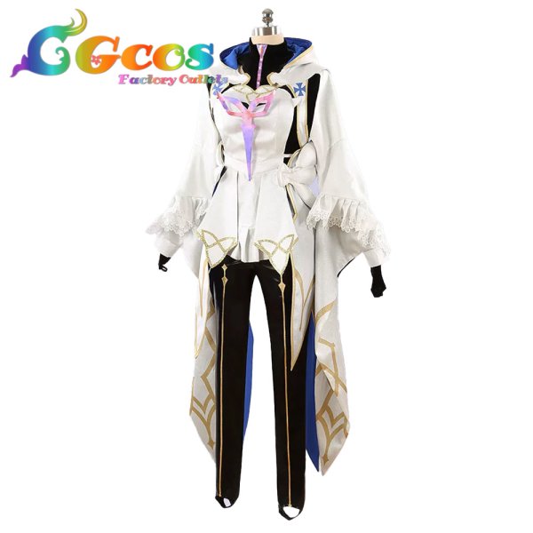 画像2: Fate/Grand Order FGO プロトマーリン レディ・アヴァロン コスプレ衣装 (2)