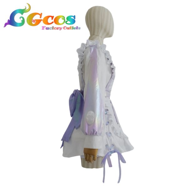 画像2: バーチャルYouTuber VTuber 轟はじめ メイド服 コスプレ衣装 (2)