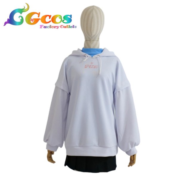 画像4: バーチャルYouTuber VTuber 戌亥とこ カジュアル衣装 コスプレ衣装 (4)