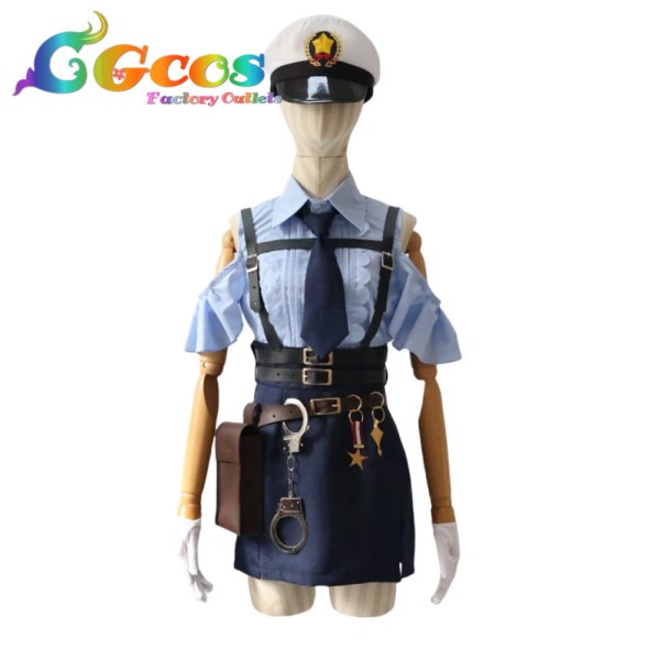 画像4: バーチャルYouTuber VTuber 大空スバル 警察衣装 コスプレ衣装 (4)