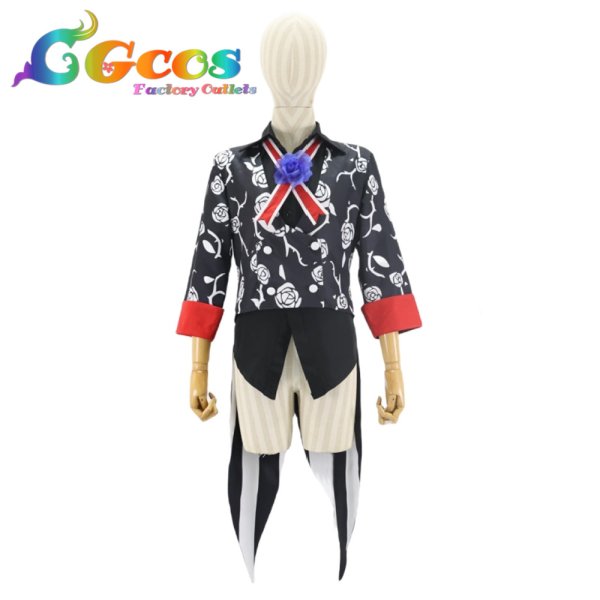 画像2: 悪魔執事と黒い猫 アモン・リード コスプレ衣装 (2)