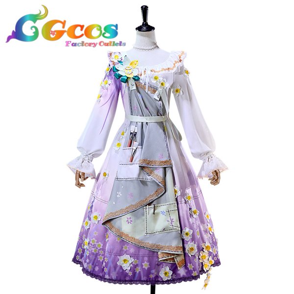 画像4: プロジェクトセカイ カラフルステージ! feat. 初音ミク 東雲絵名 光差すキャンバスガチャ 諦めたくないから コスプレ衣装 (4)