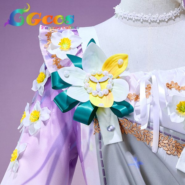 画像6: プロジェクトセカイ カラフルステージ! feat. 初音ミク 東雲絵名 光差すキャンバスガチャ 諦めたくないから コスプレ衣装 (6)