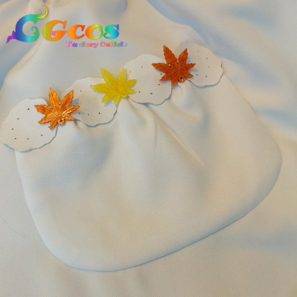 画像4: プロジェクトセカイ カラフルステージ! feat. 初音ミク 日野森雫 かぐはし落葉の衣 あなたと至福のひとときを コスプレ衣装 (4)