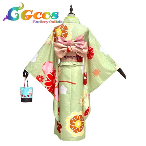 画像2: ペルソナ5 佐倉双葉 浴衣 コスプレ衣装 (2)