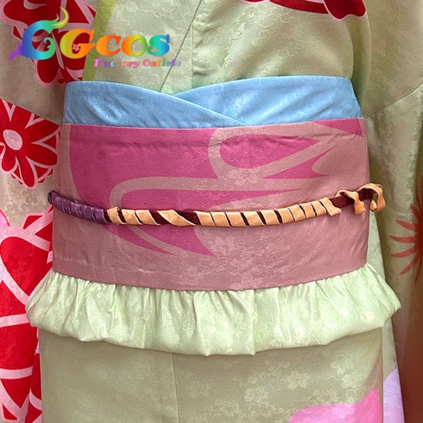 画像5: ペルソナ5 佐倉双葉 浴衣 コスプレ衣装 (5)