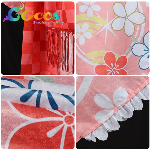 画像4: 魔法少女まどか☆マギカ 鹿目まどか 晴着ver. コスプレ衣装 (4)