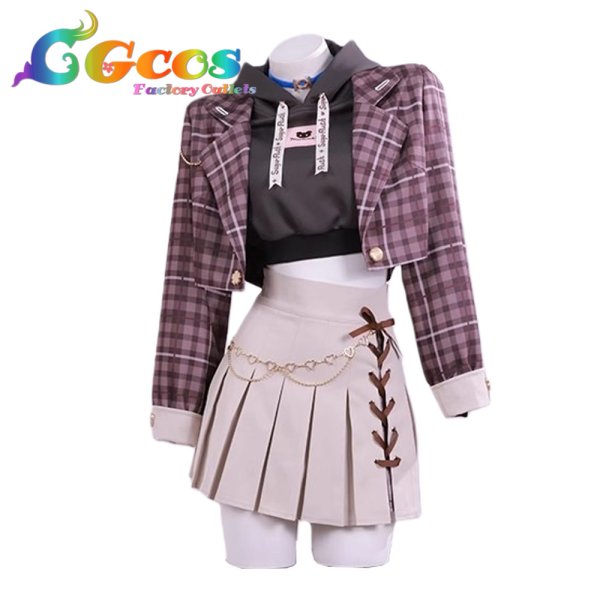 画像1: バーチャルYouTuber　Vtuber　さくらみこ　miComet　コスプレ衣装 (1)