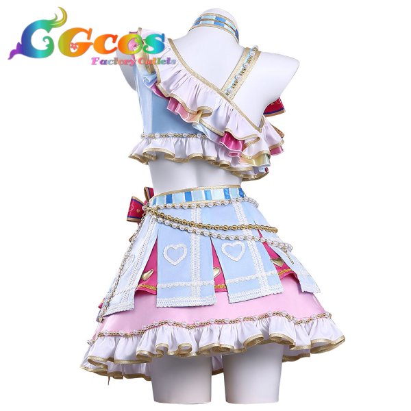 画像2: アイカツ!　霧矢あおい　きらきらチアガール　コスプレ衣装 (2)