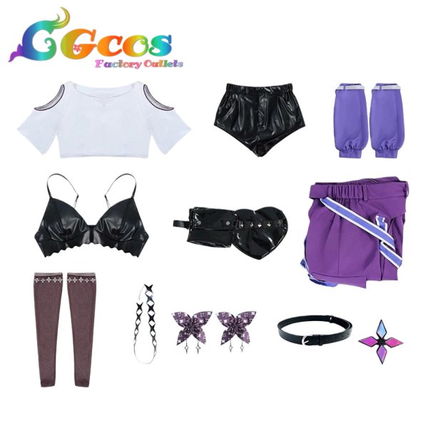 画像4: バーチャルYouTuber　VTuber　綺々羅々ヴィヴィ　コスプレ衣装 (4)