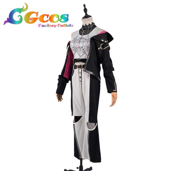 画像2: バーチャルYouTuber　Vtuber　響咲リオナ　初期2D　コスプレ衣装 (2)