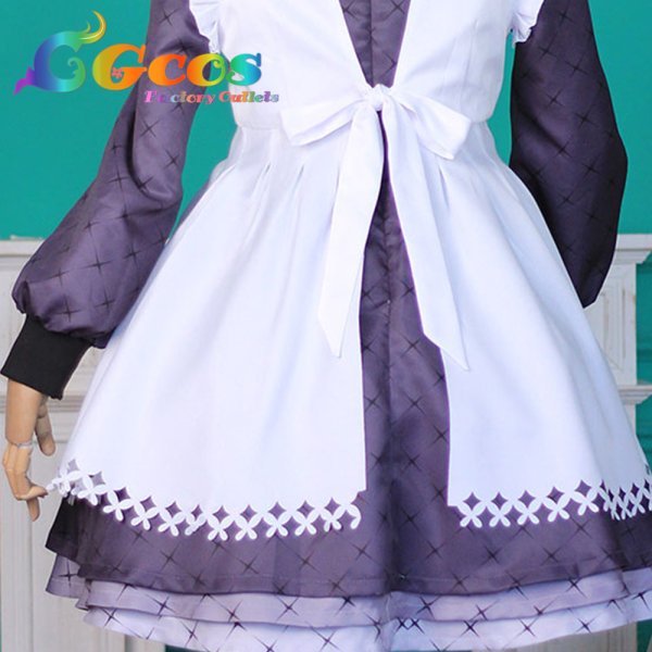 画像3: バーチャルYouTuber Vtuber Ninomae Ina'nis(一伊那尓栖) パティシエ衣装 コスプレ衣装 (3)