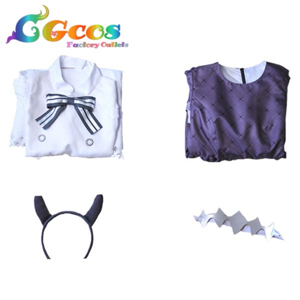 画像6: バーチャルYouTuber Vtuber Ninomae Ina'nis(一伊那尓栖) パティシエ衣装 コスプレ衣装 (6)