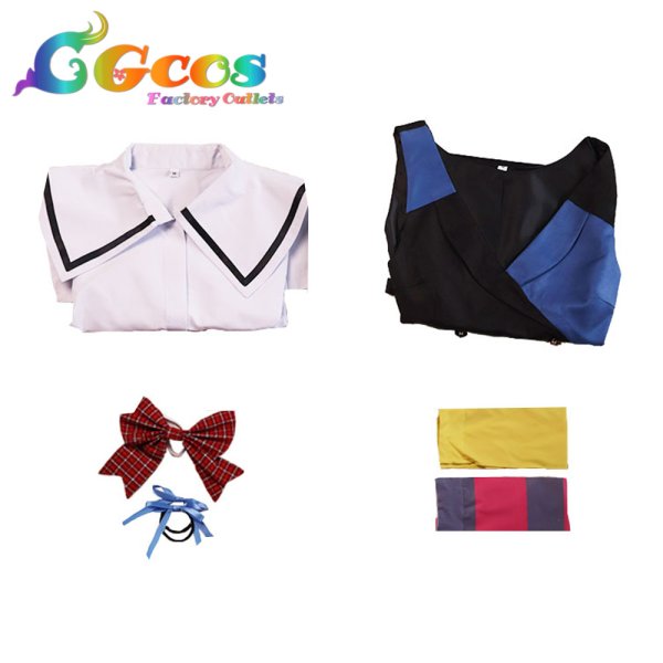 画像7: グリザイアの果実　入巣蒔菜　コスプレ衣装 (7)