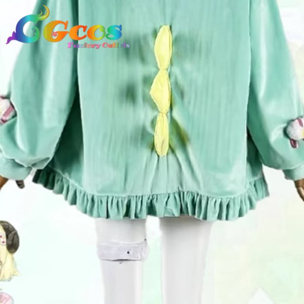 画像3: バーチャルYouTuber　VTuber　角巻わため　恐竜パジャマ　コスプレ衣装 (3)